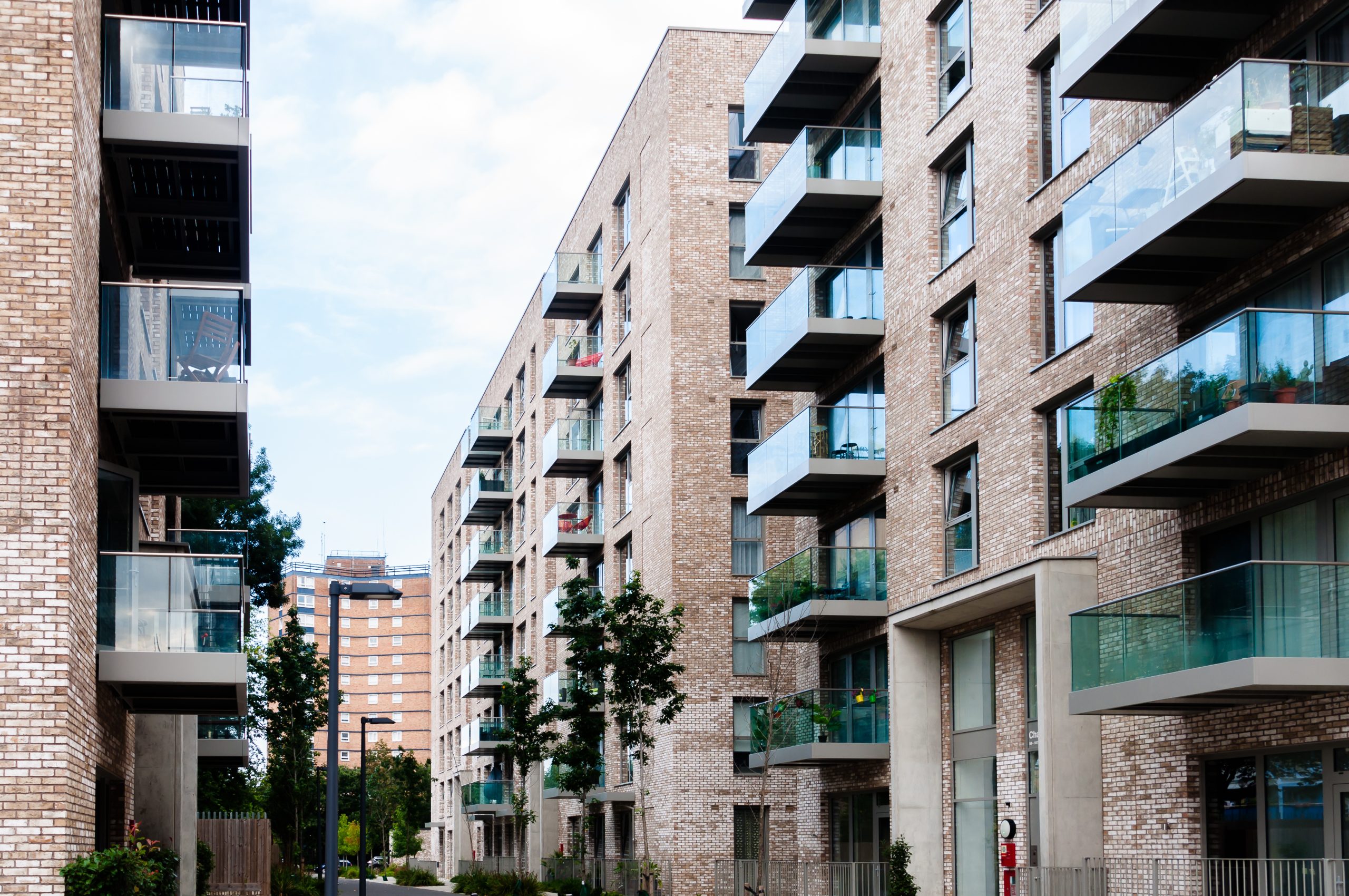Residential block exterior maintenance